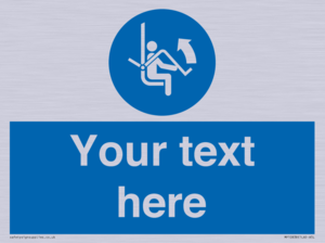 Custom Mandatory: Open safety bar of chairlift